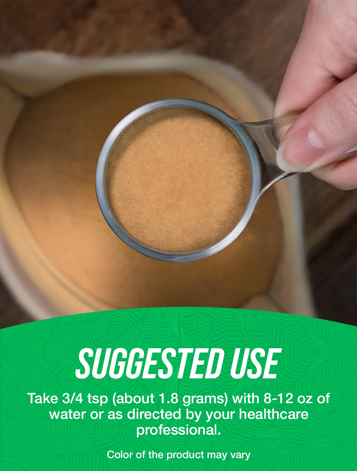 BulkSupplements Organic Maca Root Extract Powder nutrition label
