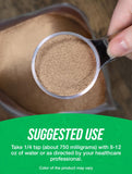 BulkSupplements Organic Stinging Nettle Extract Powder in a glass of water