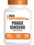 BulkSupplements Panax Ginseng Softgels front view