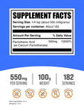 BulkSupplements Pantothenic Acid Powder packaging
