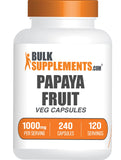 BulkSupplements Papaya Fruit Extract Capsules 10:1 front view