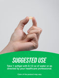 BulkSupplements Peppermint Oil Softgels 50mg close-up of softgel