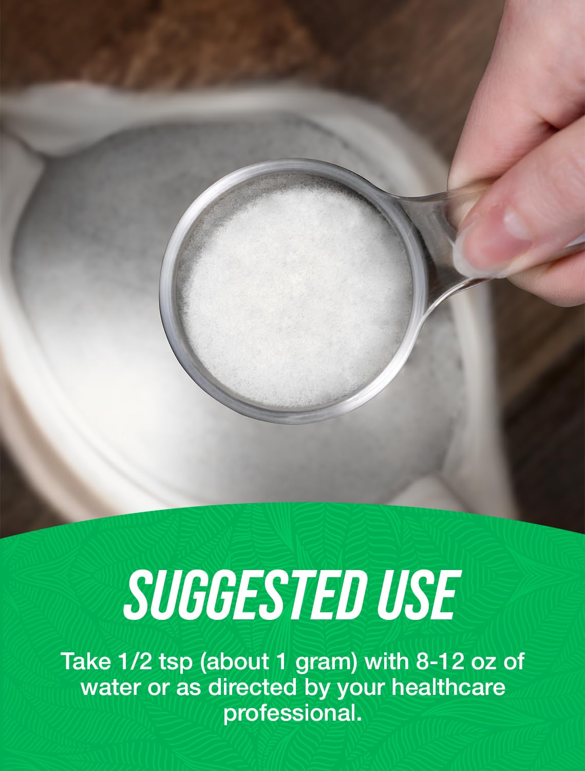 BulkSupplements Phytosterols Powder 1000mg mixed in a drink