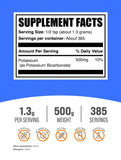 BulkSupplements Potassium Bicarbonate Powder 500g packaging