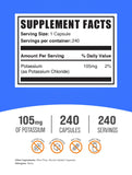 BulkSupplements Potassium Chloride Powder 150g packaging