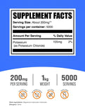 BulkSupplements Potassium Chloride Powder packaging