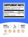 BulkSupplements Potassium Gluconate Powder packaging