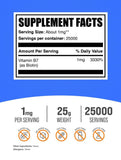BulkSupplements Pure Biotin Powder 1mg 32g packaging