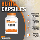 BulkSupplements Rutin 500mg capsules bottle and label