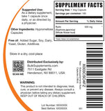 BulkSupplements Rutin 500mg capsules side view