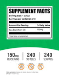BulkSupplements Sea Buckthorn Oil Softgels packaging