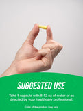 BulkSupplements Soy Isoflavones Capsules 110g with dosage details