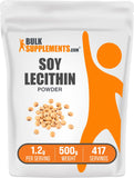 BulkSupplements Soy Lecithin Powder 500g front view