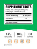 BulkSupplements Soy Lecithin Powder packaging details