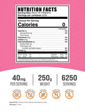 BulkSupplements Stevia Extract Powder 250g packaging