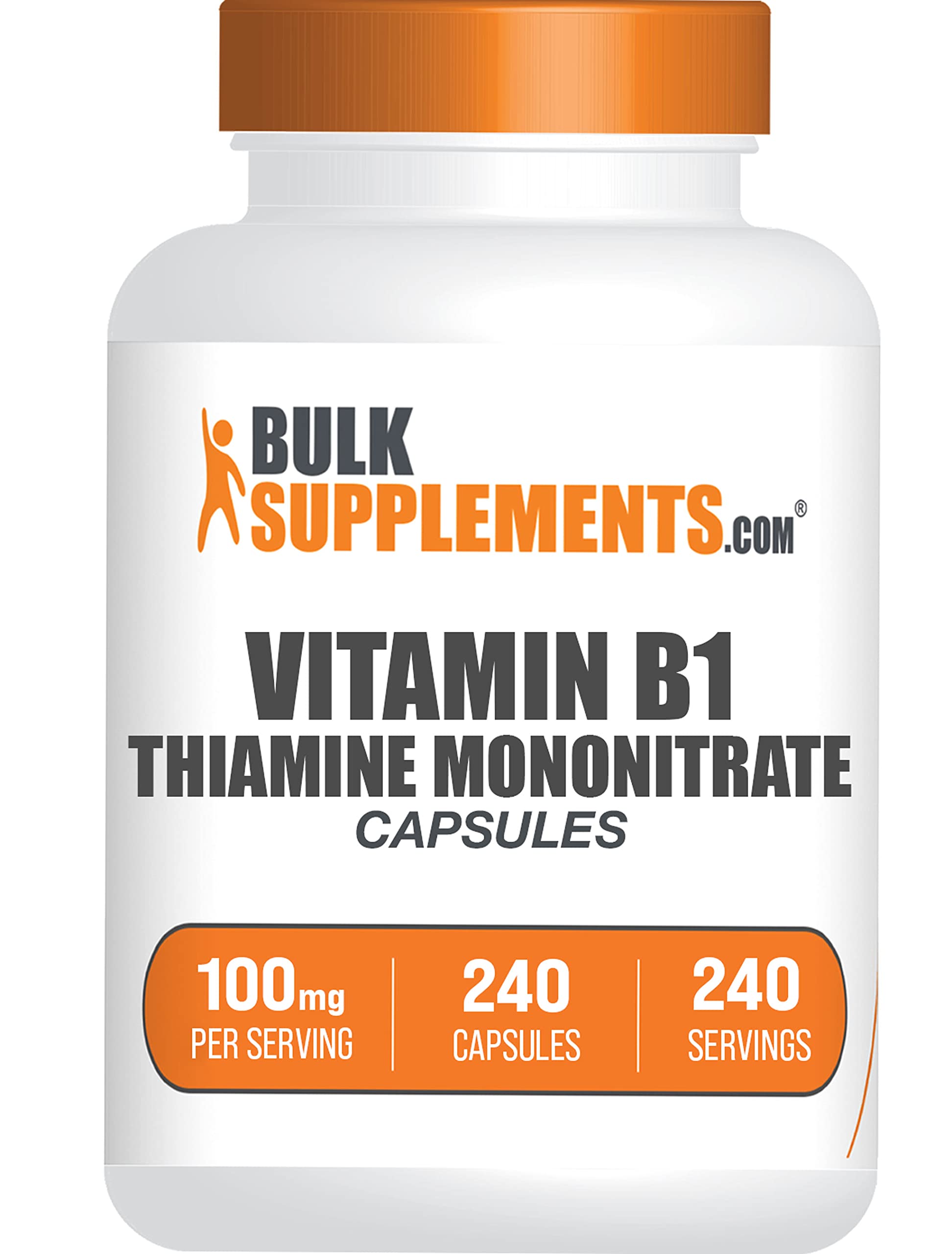 BulkSupplements Thiamine Mononitrate capsules front view