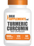 BulkSupplements Turmeric Extract 1000mg Capsules front view