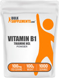 BulkSupplements Vitamin B1 Powder 100g front view