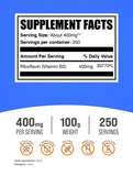 BulkSupplements Vitamin B2 Riboflavin Powder 400mg packaging