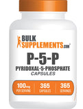 BulkSupplements Vitamin B6 P-5-P 100mg capsules front view in packaging