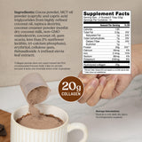Bulletproof Chocolate Collagen Peptides 17.6 oz jar side view
