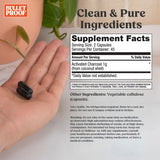 Bulletproof Coconut Charcoal Capsules bottle with lid