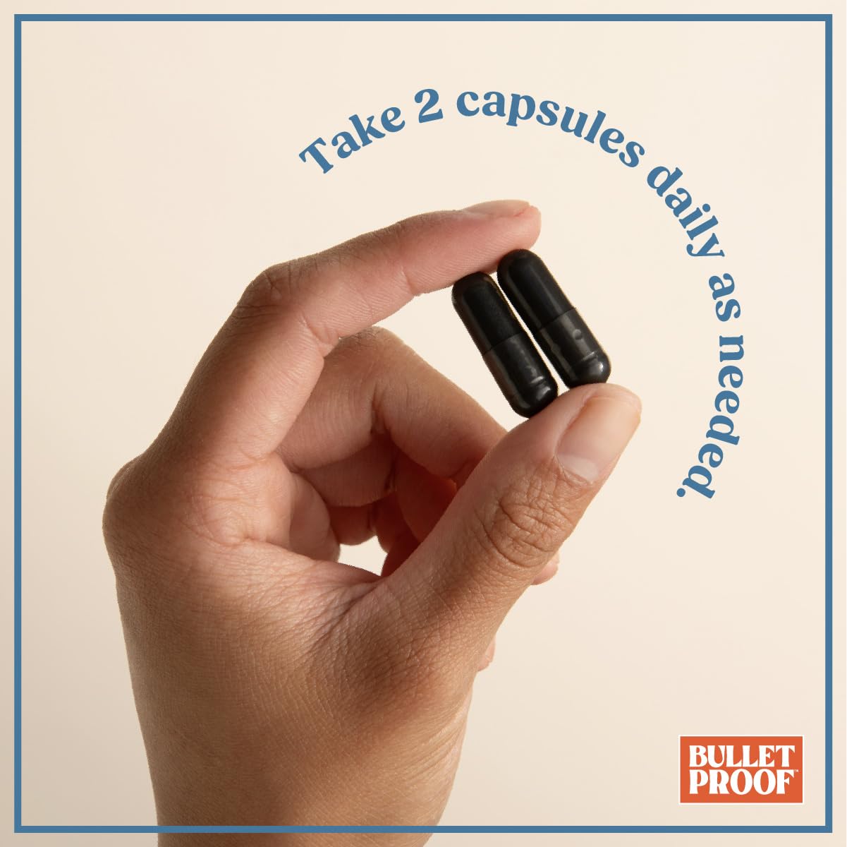 Bulletproof Coconut Charcoal Capsules packaging details