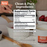 Bulletproof Collagelatin back view showing nutrition facts