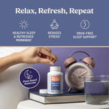 Bulletproof Sleep Mode Softgels bottle with ingredients list