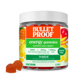 Bulletproof Sugar-free Tropical Energy Gummies jar front view