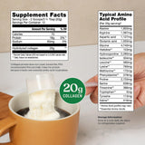 Bulletproof Unflavored Collagen Peptides jar side view