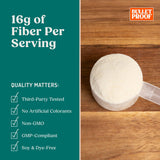 Bulletproof Unflavored Innerfuel Prebiotic Fiber Powder mixed in a glass of water
