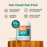 Bulletproof Unflavored Innerfuel Prebiotic Fiber Powder scoops on a table