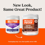 Bulletproof Vanilla Bean Energy Collagen Protein jar side view