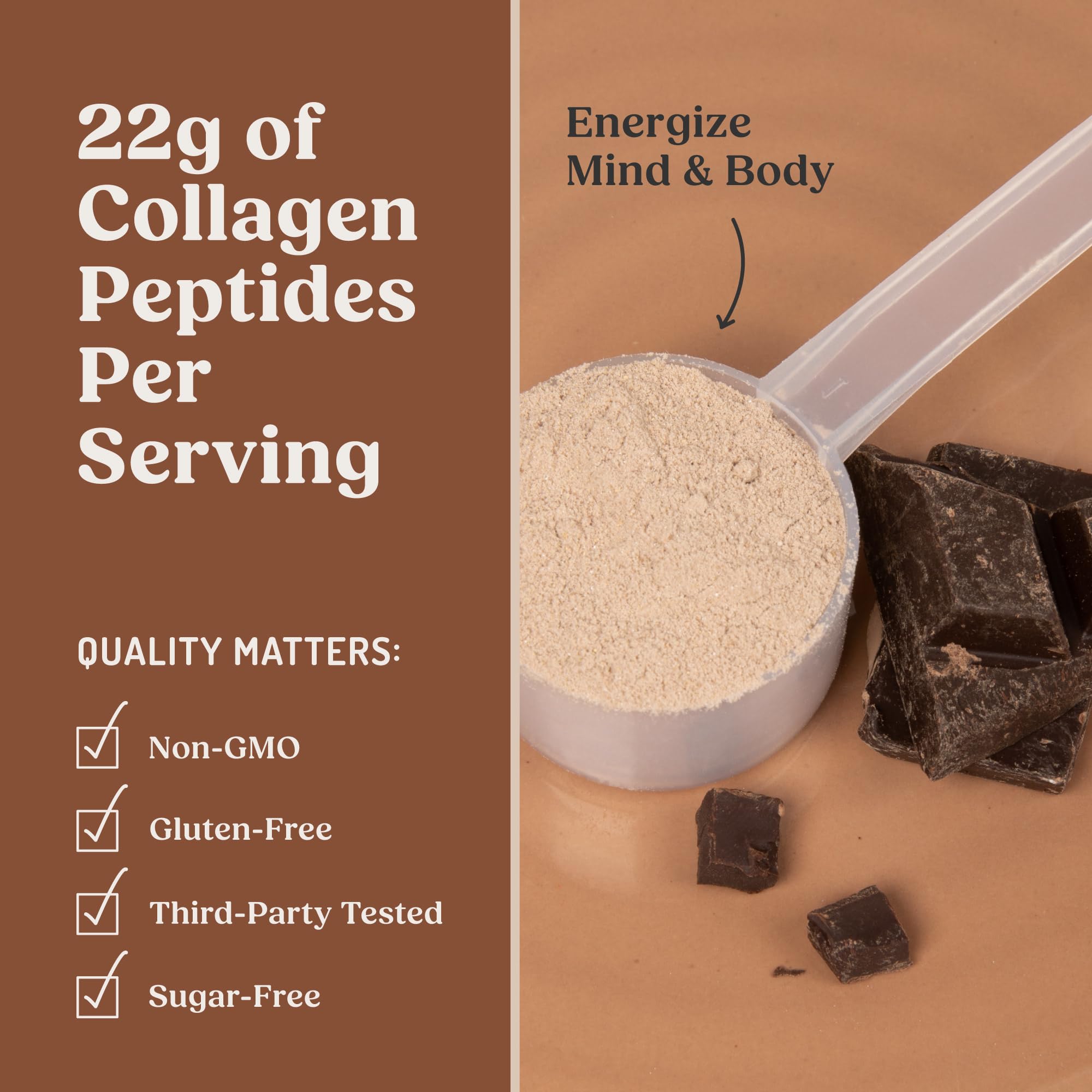 Bulletproof Vanilla Bean Energy Collagen Protein jar top view