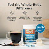 Bulletproof Vanilla Collagen Peptides jar back view