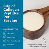 Bulletproof Vanilla Collagen Peptides jar top view