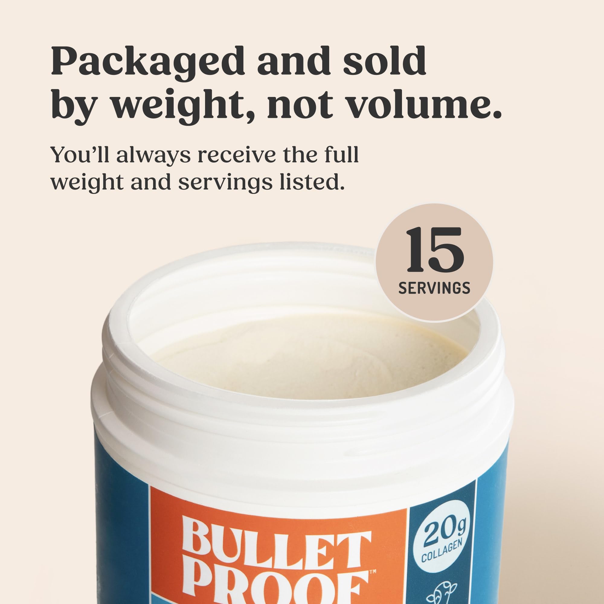Bulletproof Vanilla Collagen Peptides mixed in coffee