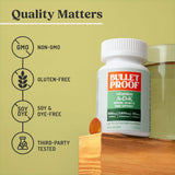 Bulletproof Vitamins A-D-K softgels bottle with dosage information