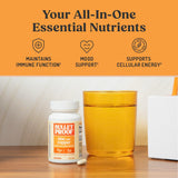 Bulletproof Zinc with Copper capsules in a hand