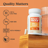 Bulletproof Zinc with Copper nutritional information