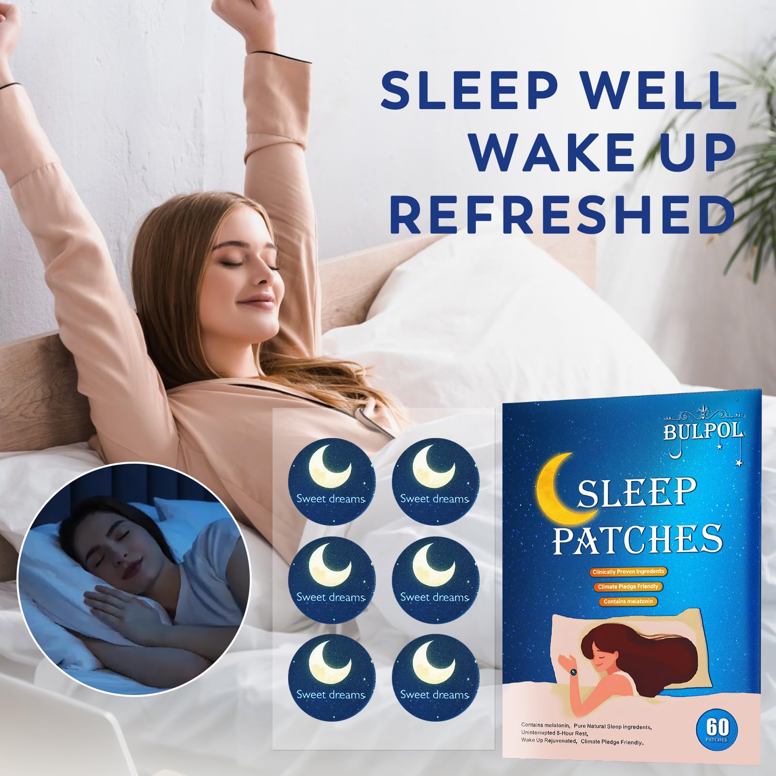 BULPOL Sleep Patches packaging with natural ingredients