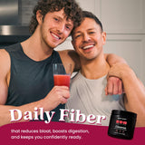 (BUM) Psyllium Husk Fiber Powder with a spoon for serving
