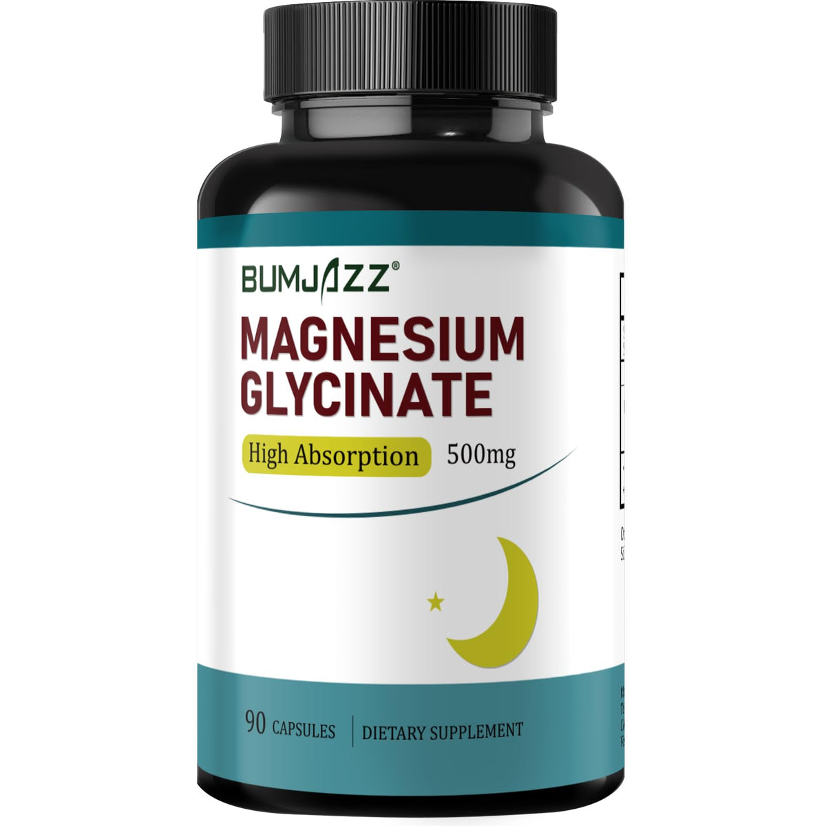 Bumjazz Magnesium Glycinate Supplement 82g front view