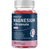 Bumjazz Magnesium L-Threonate Gummies front view with packaging
