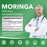 Buporai Moringa Capsules on wooden table