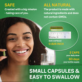 Buporai Moringa Capsules with measuring spoon