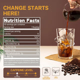 Buporai Mushroom Coffee 210g back view with ingredients
