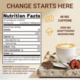Buporai Mushroom Coffee powder in a cup