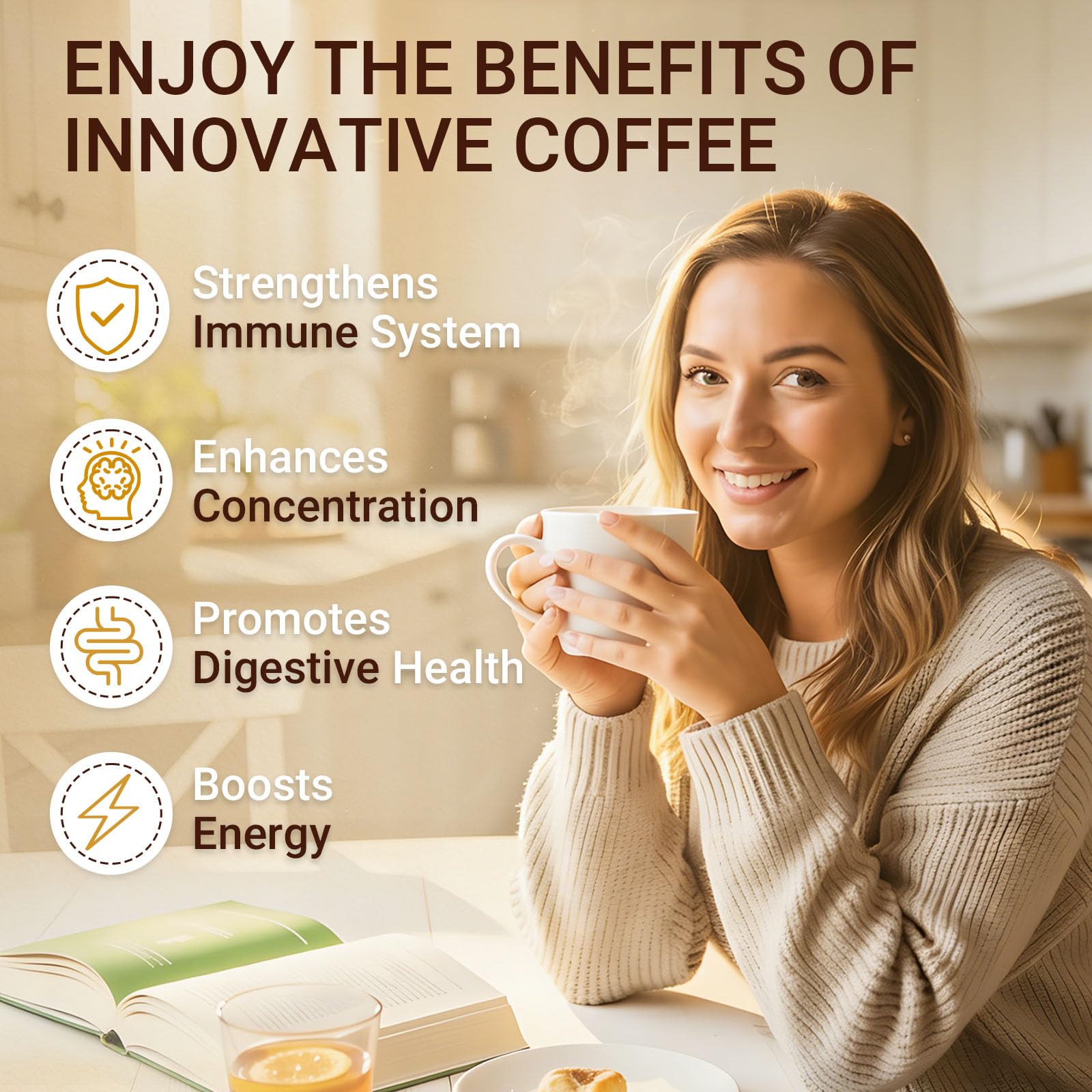 Buporai Mushroom Coffee preparation process